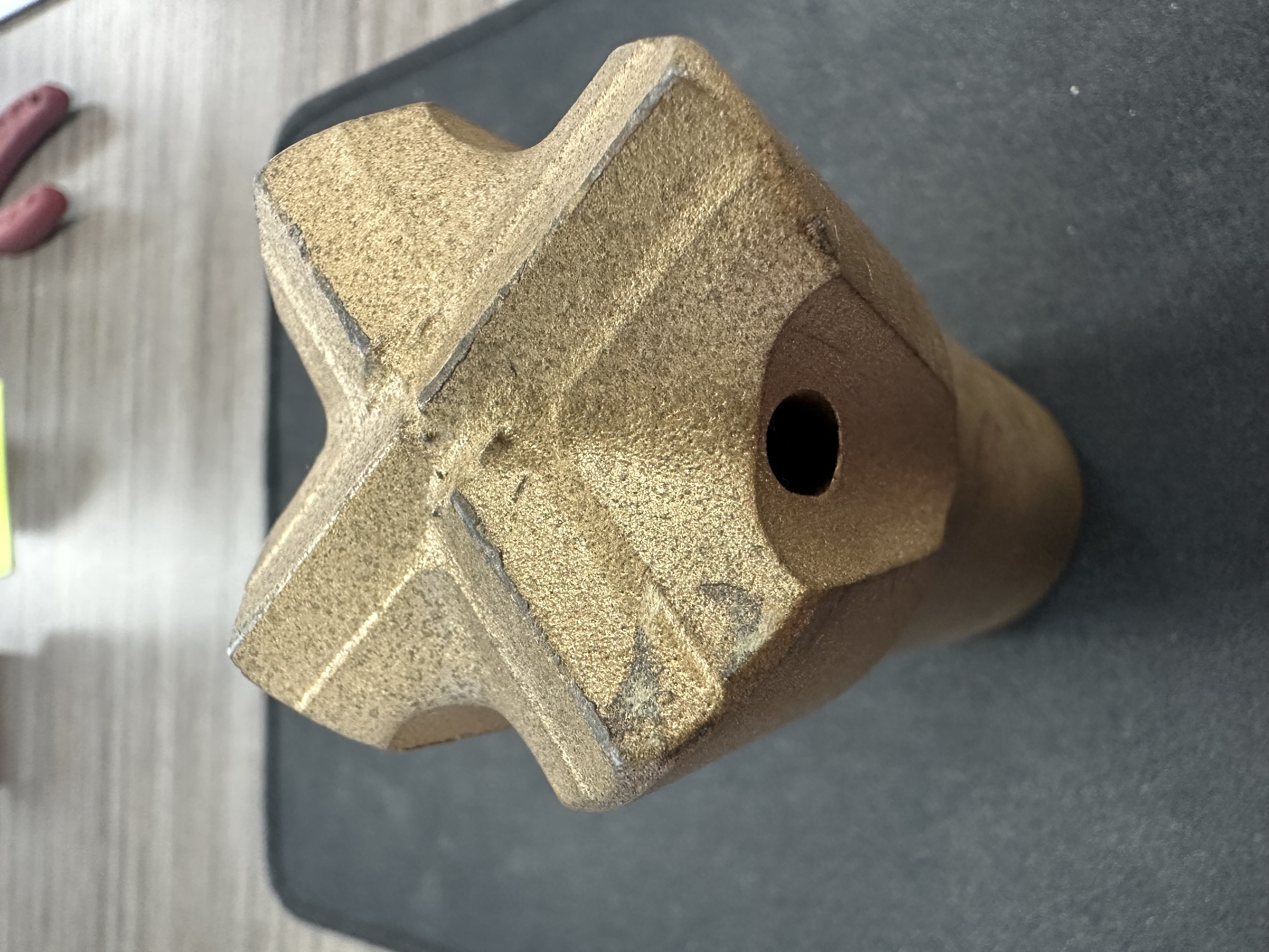 Bit, Full Face Cross 1-1/4" Rope x 1-3/4"Cross 1-1/4" Rope x 1-3/4"